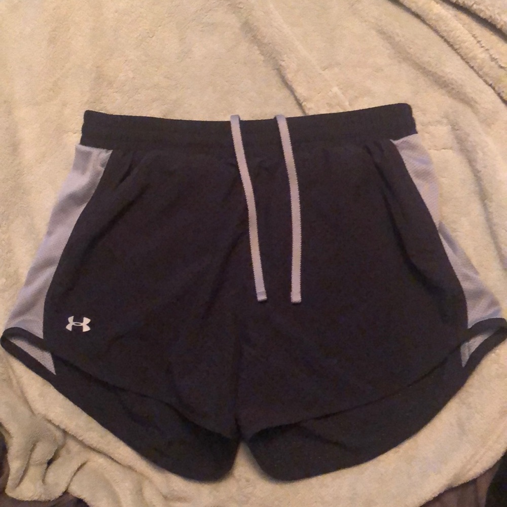 Under Armor Black and Grey Shorts
